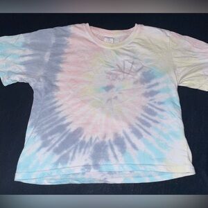 Dreamsicle Tie dye girls shirt